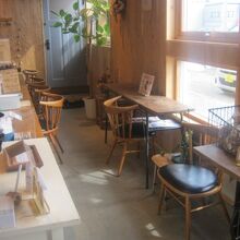 カフェスペースの様子