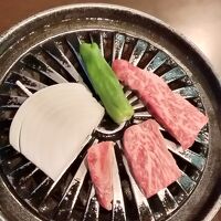 近江牛の陶板焼き