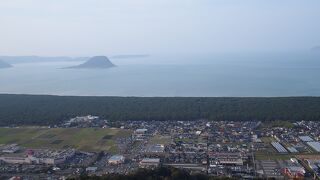 鏡山展望台へのルート