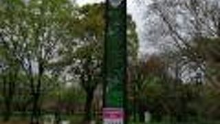 桜の名所で、とても広いです