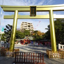 金色の鳥居