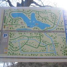 園内散策マップの様子