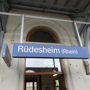 2019年5月　Rudesheim am Rhein　リューデスハイム駅♪