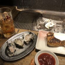 生牡蠣用にケチャップを貰いました。