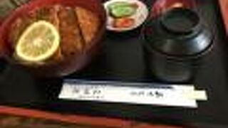 ソースカツ丼美味し