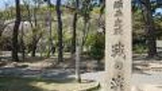 須磨浦公園の一の谷合戦の碑