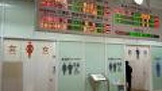 大分駅構内のおトイレがオシャレだわぁ