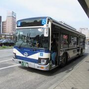 大分駅から府内城跡まで乗車しました