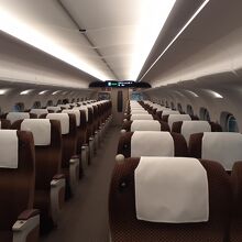 Ｎ700Ｓのグリーン車