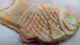 しっかりと焼き上げられたたい焼き