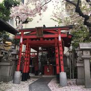 通天閣近くの小さな神社