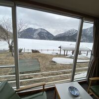 凍てついた然別湖