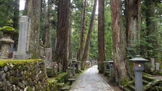 誰もが知っている戦国武将、大名、著名人の供養塔が無数に