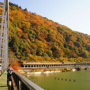 相模湖にかかる橋