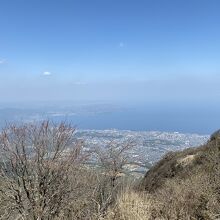 山頂から別府湾