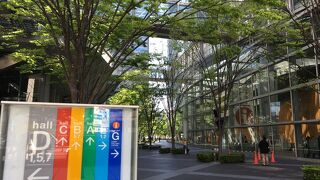 緑豊かなスペース