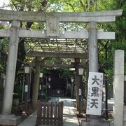 千住本氷川神社は大黒天