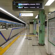 いつも混んでる地下鉄目黒駅！！！