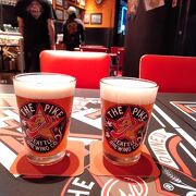 パイクビールの飲み比べができます