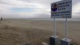 ZOZOマリンスタジアム横の人工海岸