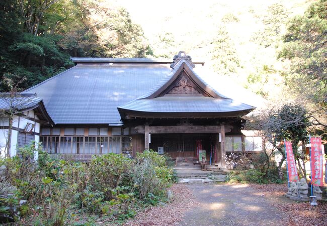 箱根登山鉄道の塔ノ沢駅から30分山を登った所にあるお寺です。