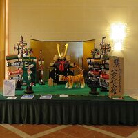 八女の五月人形も飾られていました