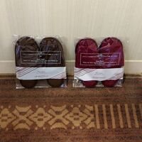 スリッパの色も特別感があります