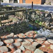 小幡の城下町を流れる日本の名水100選