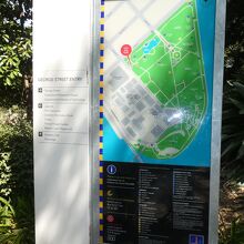 植物園内の利用概要と地図