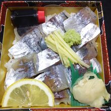 美味しいあじ寿司