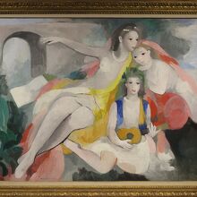 マリー・ローランサン　「三人の若い女」