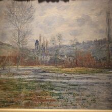 モネ　水びたしの草原