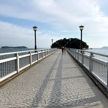 竹島橋から見た竹島