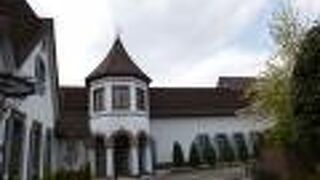 庭もきれいな美術館でした。