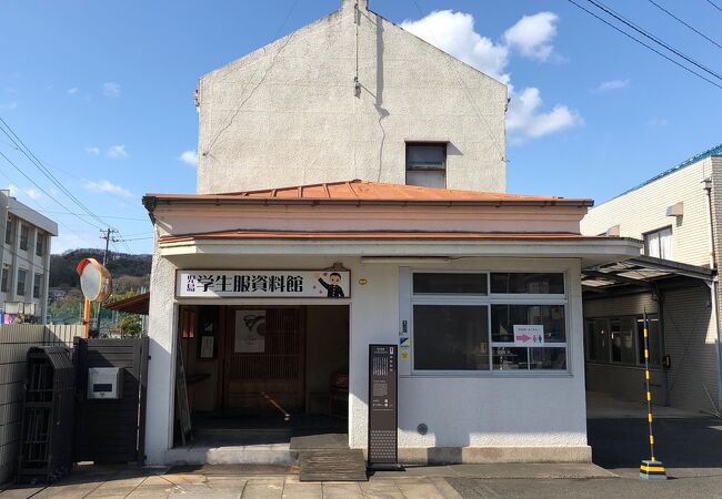 日本被服の敷地内！