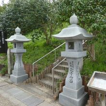 駐車場からの登り口