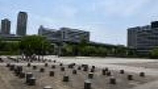 古えを偲ぶ、難波宮の跡地