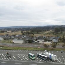 道の駅の展望台から見た九十九島