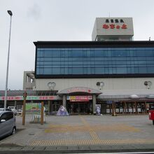 道の駅象潟の展望台から見ることができます