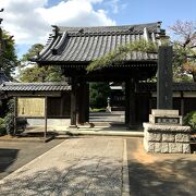 静かなお寺