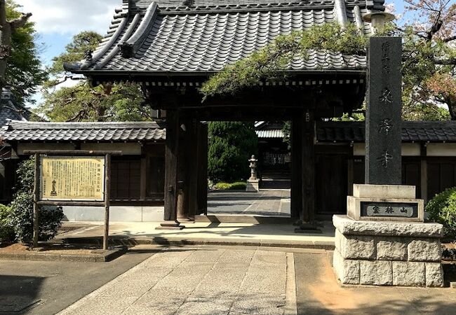 静かなお寺