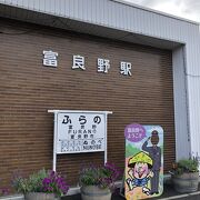 富良野市の中心部