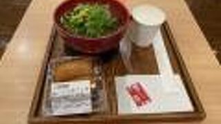 九条葱蕎麦に稲荷寿司！