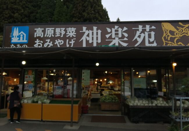 阿蘇の野菜が多い