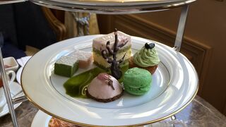 アフタヌーンティーを楽しめます