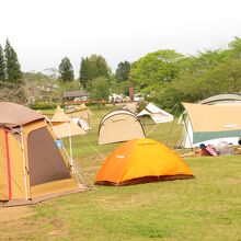 4月でもこんなにテントが