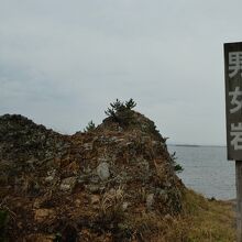 看板。背丈以上あります。