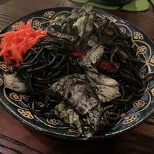 イカ墨焼きそば