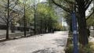 長さ７００ｍの帯状の公園