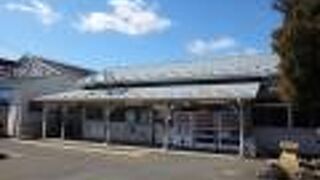 貴重な木造駅舎